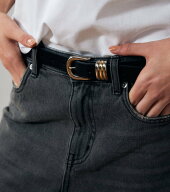 【SALE／10%OFF】LE CIEL BLEU レザーベルト / Leather Belt ルシェルブルー ファッション雑貨 ベルト ブ…