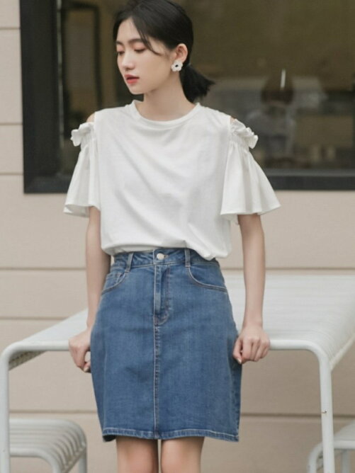 Zoe Jenko W 肩開きフリルtシャツ Rakuten Fashion 楽天ファッション 旧楽天ブランドアベニュー At5729