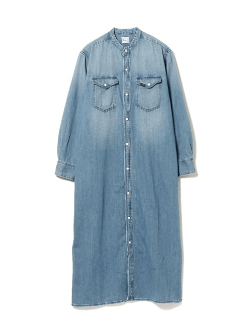 B Ming Life Store By Beams Lee バンドカラー シャツワンピース Rakuten Fashion 楽天ファッション 旧楽天ブランドアベニュー Cf6729