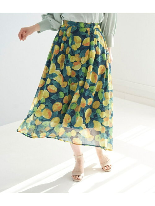 Rope Picnic リンクコーデ レモン柄プリントスカート Rakuten Fashion 楽天ファッション 旧楽天ブランドアベニュー Cj2729 Rope Picnic リンクコーデ レモン柄プリントスカート Rakuten Fashion 楽天ファッション 旧楽天ブランドアベニュー Cj2729