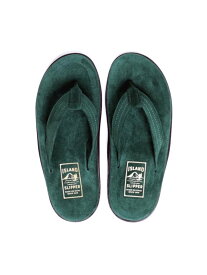 ISLAND SLIPPER 【ISLAND SLIPPER / アイランドスリッパ】PB203 トングサンダル スエード UNISEX ジーエムティーショップ シューズ・靴 サンダル グレー グリーン【送料無料】