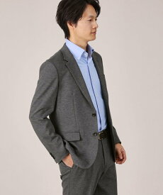 【SALE／55%OFF】TAKEO KIKUCHI メランジ ハニカム ストレッチ ジャケット タケオキクチ ジャケット・アウター テーラードジャケット・ブレザー ブルー グレー【送料無料】