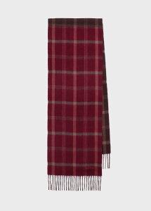 �ySALE�^30%OFF�zPaul Smith �o�C�J���[�`�F�b�N �J�V�~���u�����h �}�t���[ �|�[���E�X�~�X �t�@�b�V�����G�� �}�t���[�E�X�g�[���E�l�b�N�E�H�[�}�[ �u���E�� ���b�h�y���������z