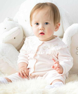 �ySALE�^50%OFF�zTartine et Chocolat ���Ԏh���イ�x���A�t�����J�o�[�I�[���x�r�[(70-80cm) �x�x �I�����C�� �X�g�A �}�^�j�e�B�E�F�A�E�x�r�[�p�i �����p�[�X�E�J�o�[�I�[�� �s���N �z���C�g�y����