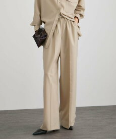 【SALE／30%OFF】SALON adam et rope' ノンミュールジングウールパンツ サロン アダム エ ロペ パンツ その他のパンツ グレー ベージュ【送料無料】