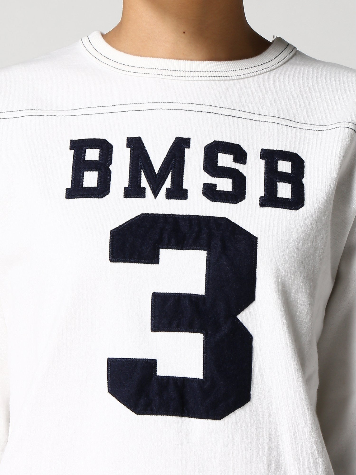 BEAMS BOY / テンジク フットボール 3/4 Tシャツ