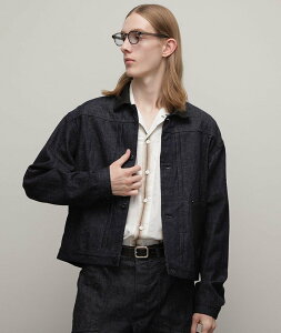 �ySALE�^40%OFF�zSchott DENIM LEATHER COMBI G-JACKET BULKY/�f�j�� ���U�[�R���r G�W���� �o���L�[ �V���b�g �W���P�b�g�E�A�E�^�[ �u���]���E�W�����p�[ �u���b�N �u���[�y���������z