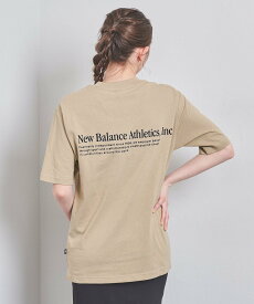 UNITED ARROWS ＜New Balance＞FLOCKED Tシャツ ユナイテッドアローズ トップス カットソー・Tシャツ ベージュ ネイビー【送料無料】