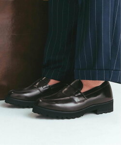 JOINT WORKS ��ǉ���KENFORD/�P���t�H�[�h TANK SOLE LOAFERS �W���C���g���[�N�X �V���[�Y�E�C ���[�t�@�[ �u���b�N ���C�����b�h�y���������z