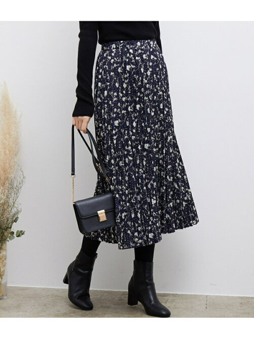 Rope Picnic スノーフラワープリーツスカート Rakuten Fashion