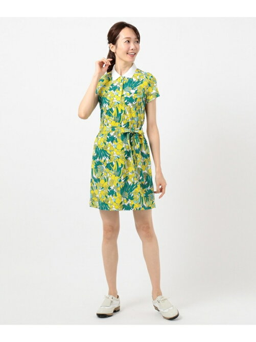 23区golf Women Uv 吸汗速乾 ボタニカル柄dryカノコワンピース Rakuten Fashion 楽天ファッション 旧楽天ブランドアベニュー Aq0731