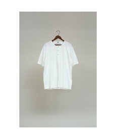 Nigel Cabourn MAN / 50sヘンリーネックシャツ ナイジェル・ケーボン トップス カットソー・Tシャツ ホワイト ブラック グリーン ブルー【送料無料】