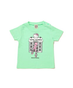 �ySALE�^70%OFF�zbonjour records Hotel Olympia * Hello Kitty/�z�e���I�����s�A * �n���[�L�e�B Kids Tee �{���W���[�����R�[�h �g�b�v�X �J�b�g�\�[�ET�V���c �p�[�v�� �O���[��