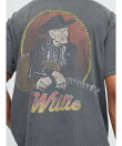 (U)■Willie Nelson ウィリー・ネルソン グラフィックTシャツ