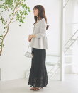 【miki監修・最強モテスカート】レースマーメイドマキシスカート