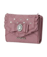 NOEMIE ビジューリボンモノグラムウォレット ノエミー ファッション雑貨 その他のファッション雑貨 ホワ…