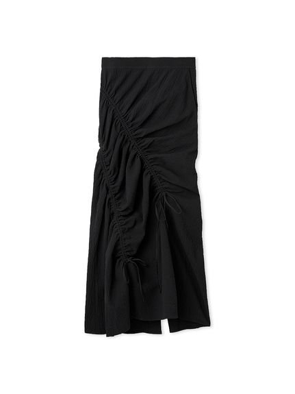 【SALE/70%OFF】styling/ 【セットアップ対応】ギャザー2WAYスカート スタイリング スカート ロング・マキシスカート ホワイト レッド ブラック【送料無料】 - メイン画像 2