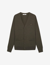【SALE／35%OFF】Maison Kitsune Maison Kitsune/(M)【公式】Maison Kitsune FOX HEAD PATCH REGULAR CARDIGAN メゾン キツネ アーカイブス トップス カーディガン カーキグリーン【送料無料】