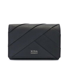 NINA NINA RICCI ラビラントパース 二つ折り財布 マルショウ エンドウ 財布・ポーチ・ケース 財布 ピンク グリーン ブラック【送料無料】