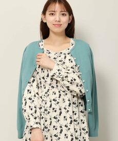 【SALE／30%OFF】MISCH MASCH ベーシックビジューカーディガン/MM348406 ミッシュマッシュ トップス カーディガン グリーン ブラック ブルー グレー パープル ホワイト【送料無料】