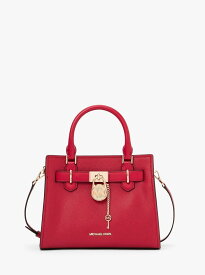 【SALE／75%OFF】MICHAEL KORS HAMILTON サッチェル スモール マイケル・コース バッグ ハンドバッグ レッド【送料無料】