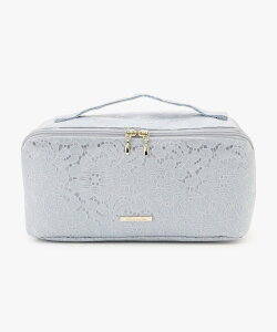 Afternoon Tea LIVING レースオープンポーチ アフタヌーンティー・リビング 財布・ポーチ・ケース ポーチ ホワイト ブルー