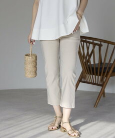 【SALE／46%OFF】CHiLL365 CHiLL365/(W)ストレッチツイルパンツ(クロップド丈) リラクロ パンツ その他のパンツ ホワイト ブラック ベージュ