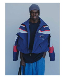 �ySALE�^50%OFF�zURBAN RESEARCH LOTTO MILAN NEWYORK NY BLOUSON �A�[�o�����T�[�` �W���P�b�g�E�A�E�^�[ �u���]���E�W�����p�[ �l�C�r�[ �u���b�N�y���������z