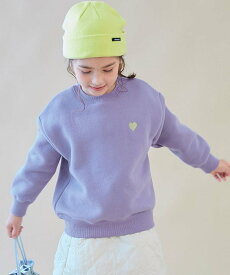 devirock スフレスウェット ワンポイント刺繍 裏起毛 トレーナー トレーナー トップス 25AW デビロック トップス スウェット・トレーナー パープル ブルー グリーン