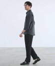 【セットアップ対応】【防シワ・防ピリング・接触冷感】機能性素材テックリネン七分袖シャツ