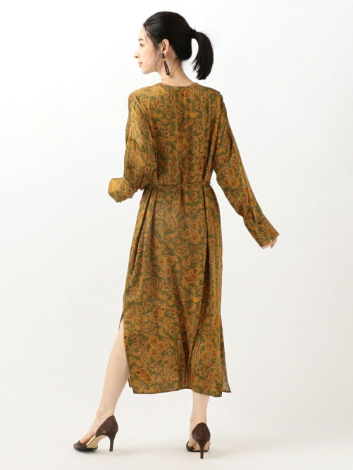 Ships レトロプリント羽織ワンピース Rakuten Fashion 楽天ファッション 旧楽天ブランドアベニュー V