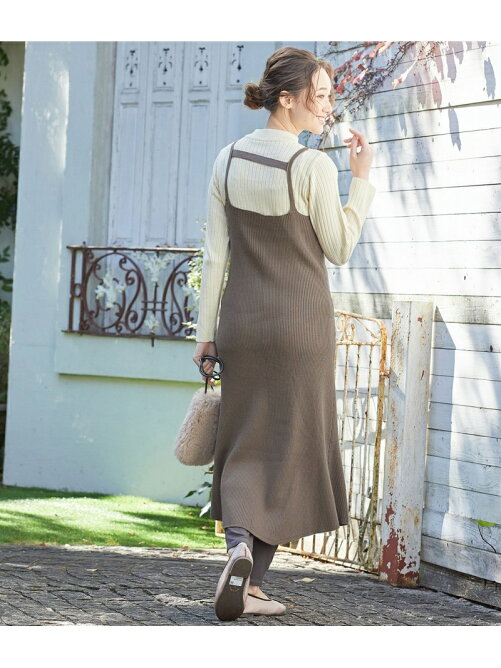 Vis Vismommy ニットプルオーバー付きニットキャミワンピース 授乳口付き 産前産後 Rakuten Fashion 楽天ファッション 旧楽天ブランドアベニュー Bx5734