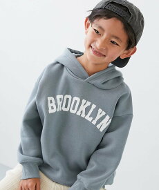 【SALE／40%OFF】devirock デビラボ プリント裏起毛プルパーカー プルパーカー パーカー トップス 25AW デビロック トップス パーカー・フーディー ブルー グレー