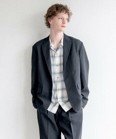 【SALE／60%OFF】ADAM ET ROPE' HOMME 【COVEROSS/カバロス】テーラードジャケット*イージースラックス セットアップ アダムエロペ スーツ・フォーマル セットアップスーツ ブラック ネイビー カーキグリーン【送料無料】