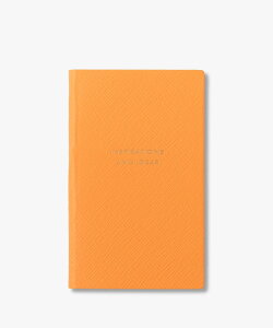 SMYTHSON Inspirations and Ideas Panama Notebook in Pastegrain �X�}�C�\�� ���[�� �蒠�E������ �I�����W�y���������z
