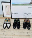 《WEB +一部店舗限定》GRISEレザースリークトゥローファー
