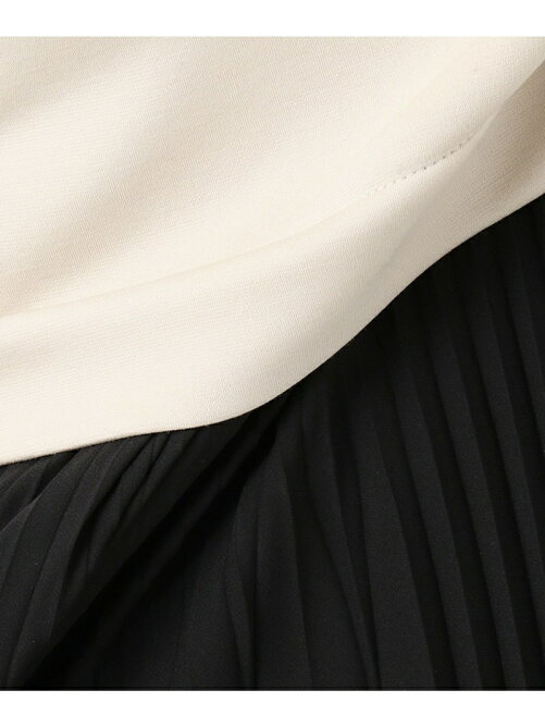 組曲 洗える ジャージコンビプリーツ ワンピース Rakuten Fashion 楽天ファッション 旧楽天ブランドアベニュー By1735