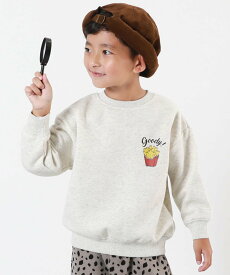 devirock デビラボ プリント 裏起毛 BOXシルエット トレーナー トレーナー トップス 25AW デビロック トップス スウェット・トレーナー ブラック ブルー ピンク