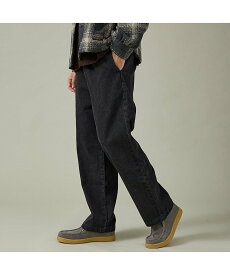 ABAHOUSE LASTWORD 【DICKIES / ディッキーズ】TCツイル/デニム ワイドストレートパンツ( アバハウス パンツ その他のパンツ グレー ベージュ ブルー ブラック【送料無料】
