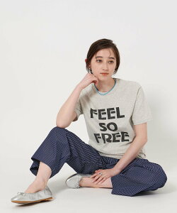 �ySALE�^30%OFF�zUNITED ARROWS �y�ʒ��z��MIXTA��FEEL FREE T�V���c LT.GRAY ���i�C�e�b�h�A���[�Y �A�E�g���b�g �g�b�v�X �J�b�g�\�[�ET�V���c �O���[�y���������z