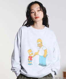 【SALE／30%OFF】ROSE BUD THE SIMPSONS BIG SWEAT ローズバッド トップス スウェット・トレーナー ブラック【送料無料】