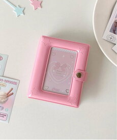 Ein Ein/(W)Ein/推し活コレクトブック スターエンボス ミニアルバム チェルカ 文房具 ファイル・フォルダ ホワイト ブラック ピンク シルバー