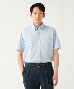 BEAMS HEART MEN �g���R�b�g �C�[�W�[�P�A �V���[�g�X���[�u �{�^���_�E���V���c �r�[���X �n�[�g �g�b�v�X �V���c�E�u���E�X �z���C�g �u���[�y���������z