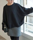《WEB限定 / 追加予約》バルキーヤーンドルマンロングリブニット