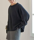 《WEB限定 / 追加予約》バルキーヤーンドルマンロングリブニット