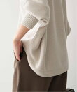 《WEB限定 / 追加予約》バルキーヤーンドルマンロングリブニット