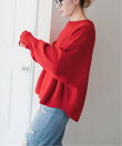 《WEB限定 / 追加予約》バルキーヤーンドルマンロングリブニット