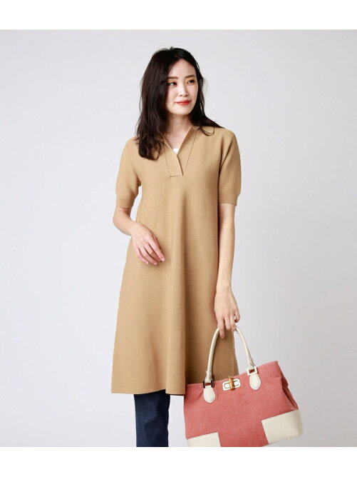 Newyorker ホールガーメント おとなニットポロワンピース Rakuten Fashion 楽天ファッション 旧楽天ブランドアベニュー Ay6736