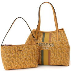 【SALE／30%OFF】GUESS GUESS トートバッグ (W)VIKKY Tote ゲス バッグ トートバッグ イエロー グレー【送料無料】