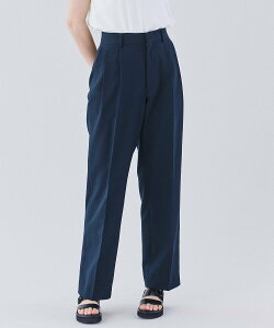 Bshop THE SHINZONE �b CHRYSLER PANTS WOMEN �r�V���b�v �p���c �X���b�N�X�E�h���X�p���c �l�C�r�[ �x�[�W�� �u���b�N�y���������z